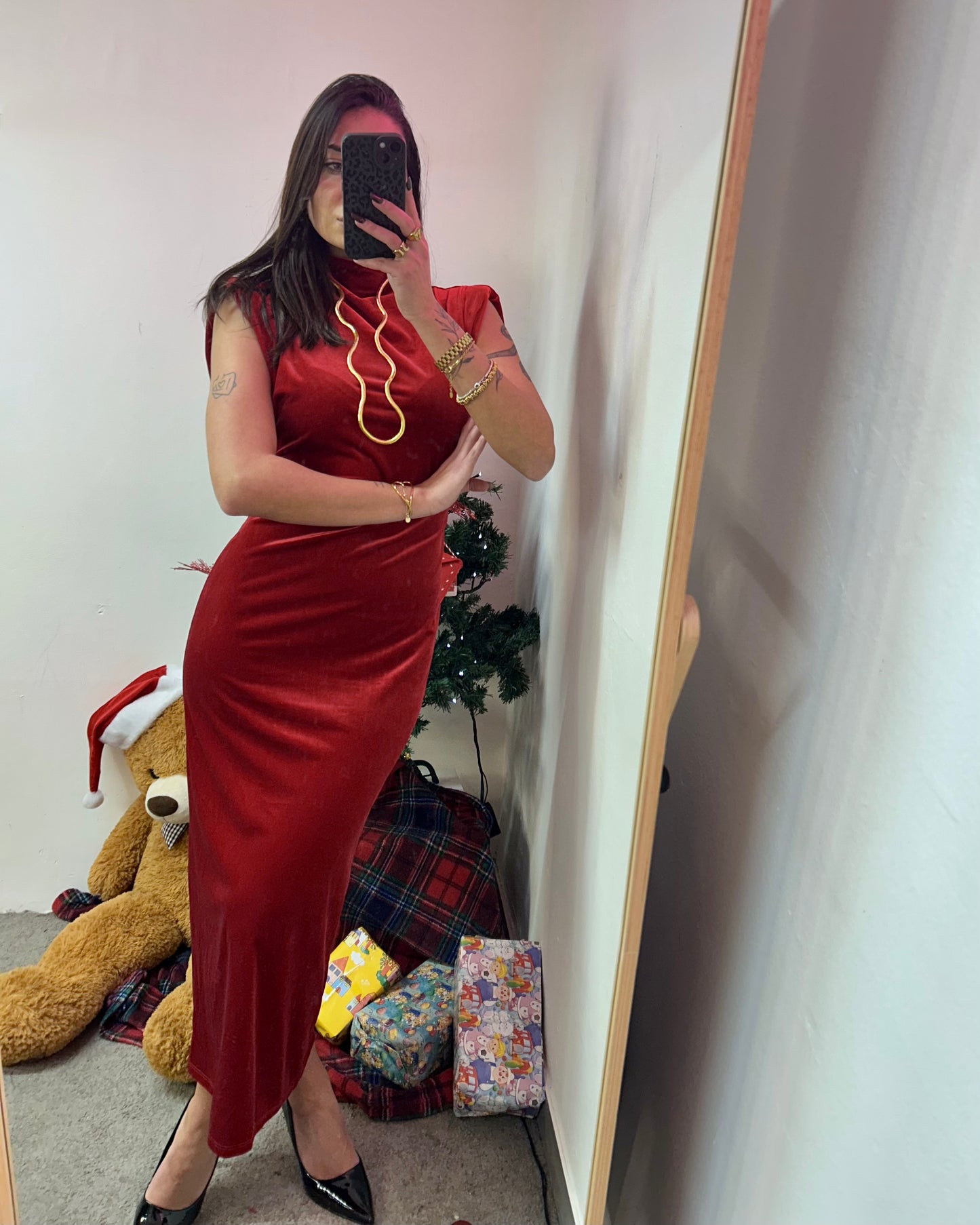 TUBINO VELLUTO RED