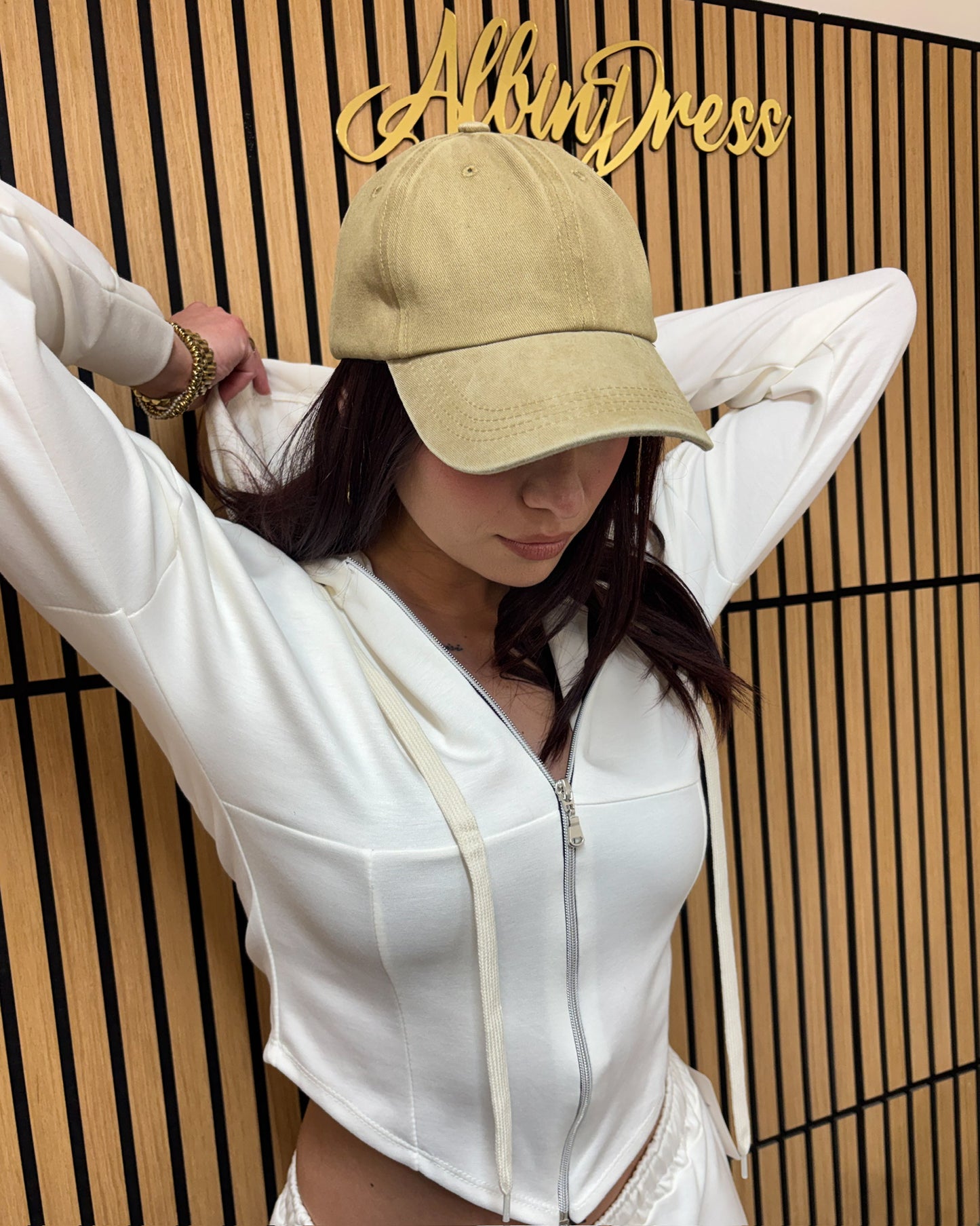 TUTA BALOON CROP ZIP