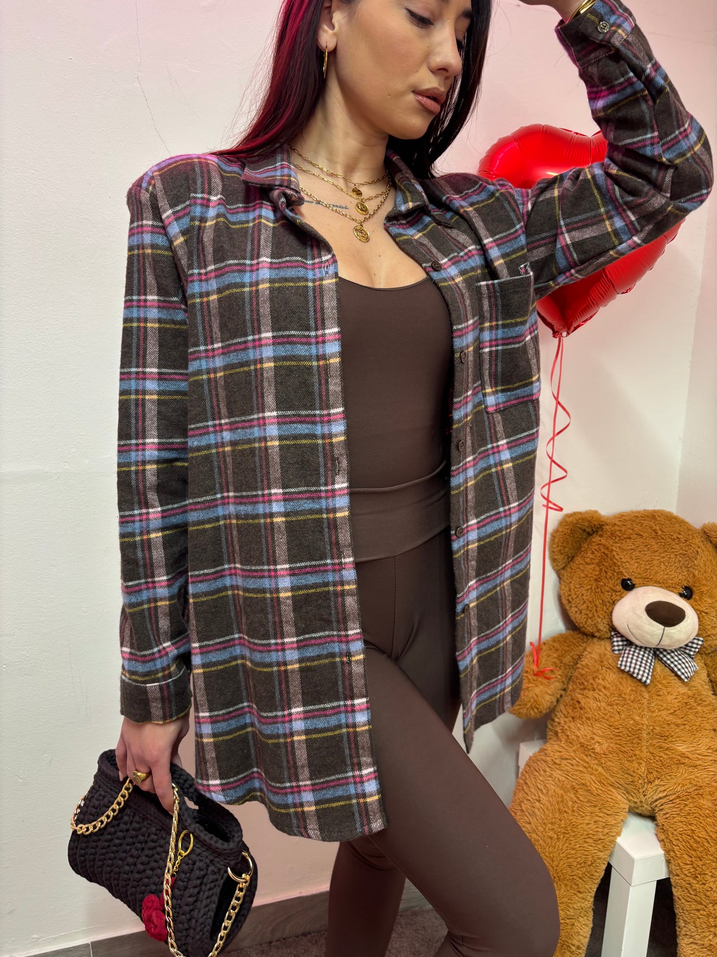 CAMICIA QUADRI SPALLINA