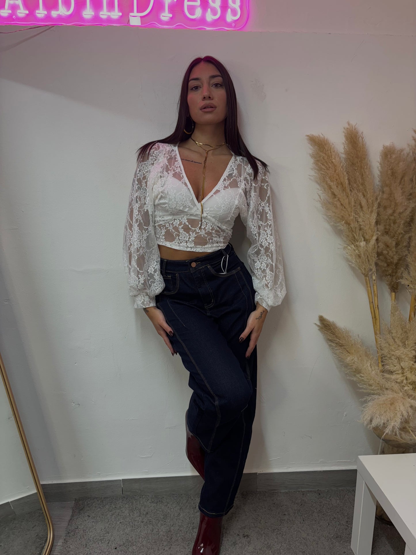 MAGLIA PIZZO CROP