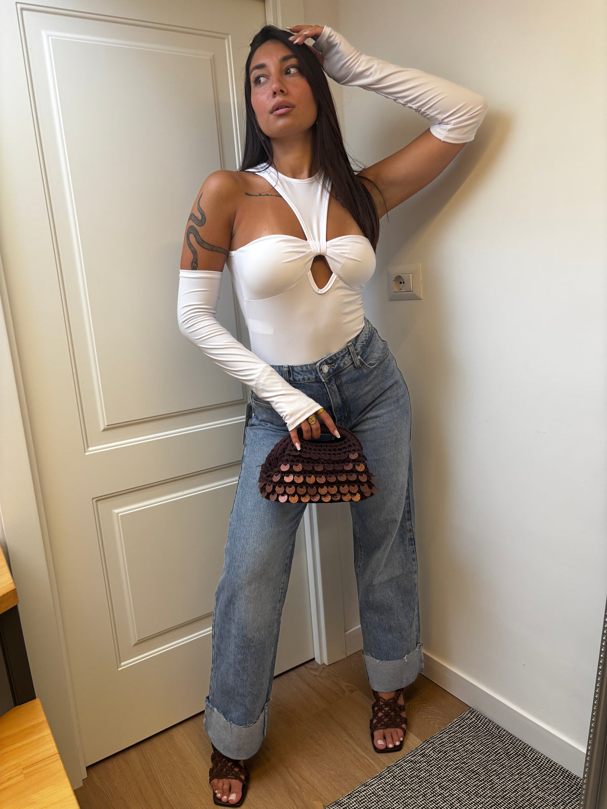DENIM PALAZZO FIONA