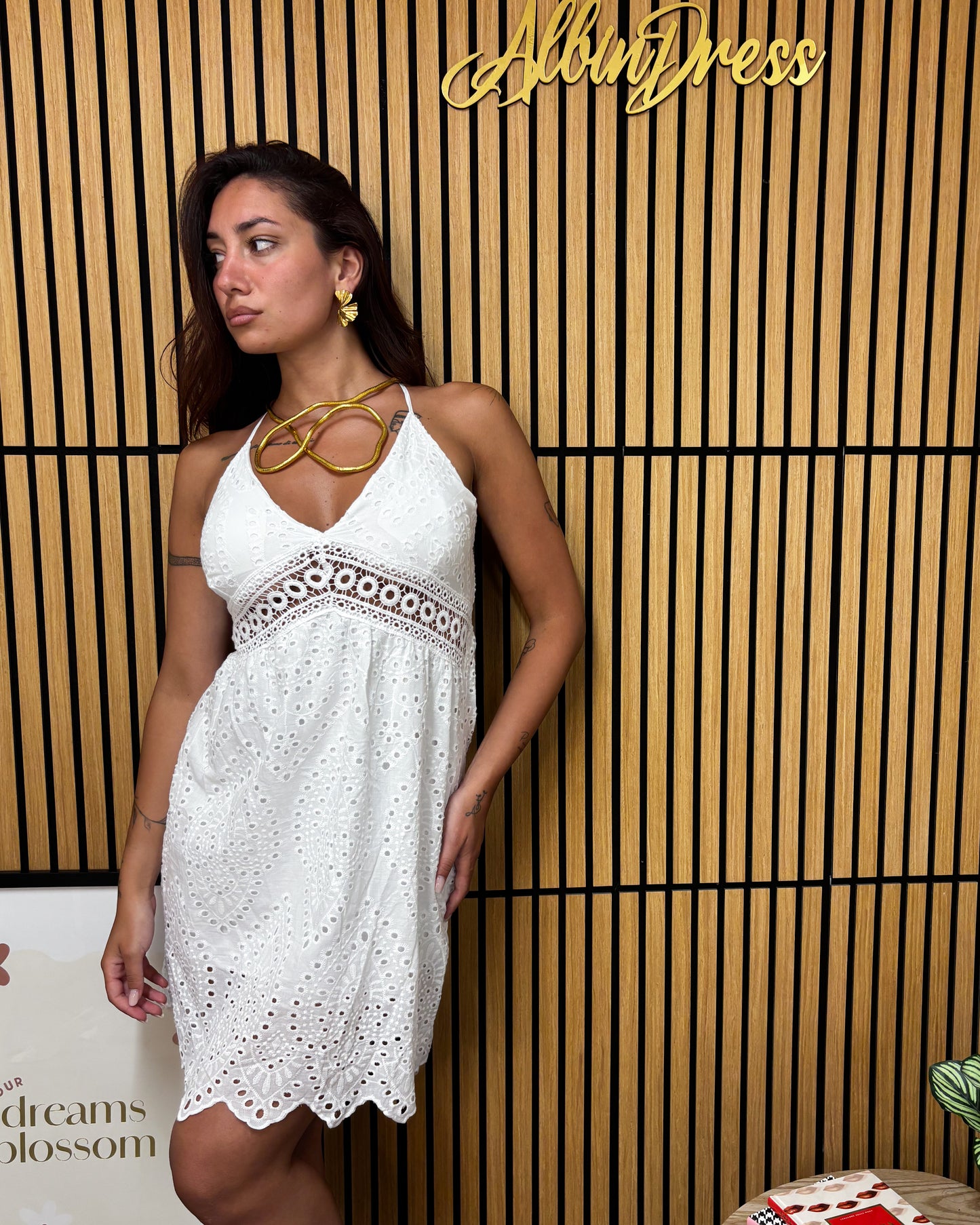 DRESS SANGALLO CORTO