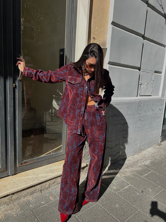 COORDINATO MIAMI BORDEAUX