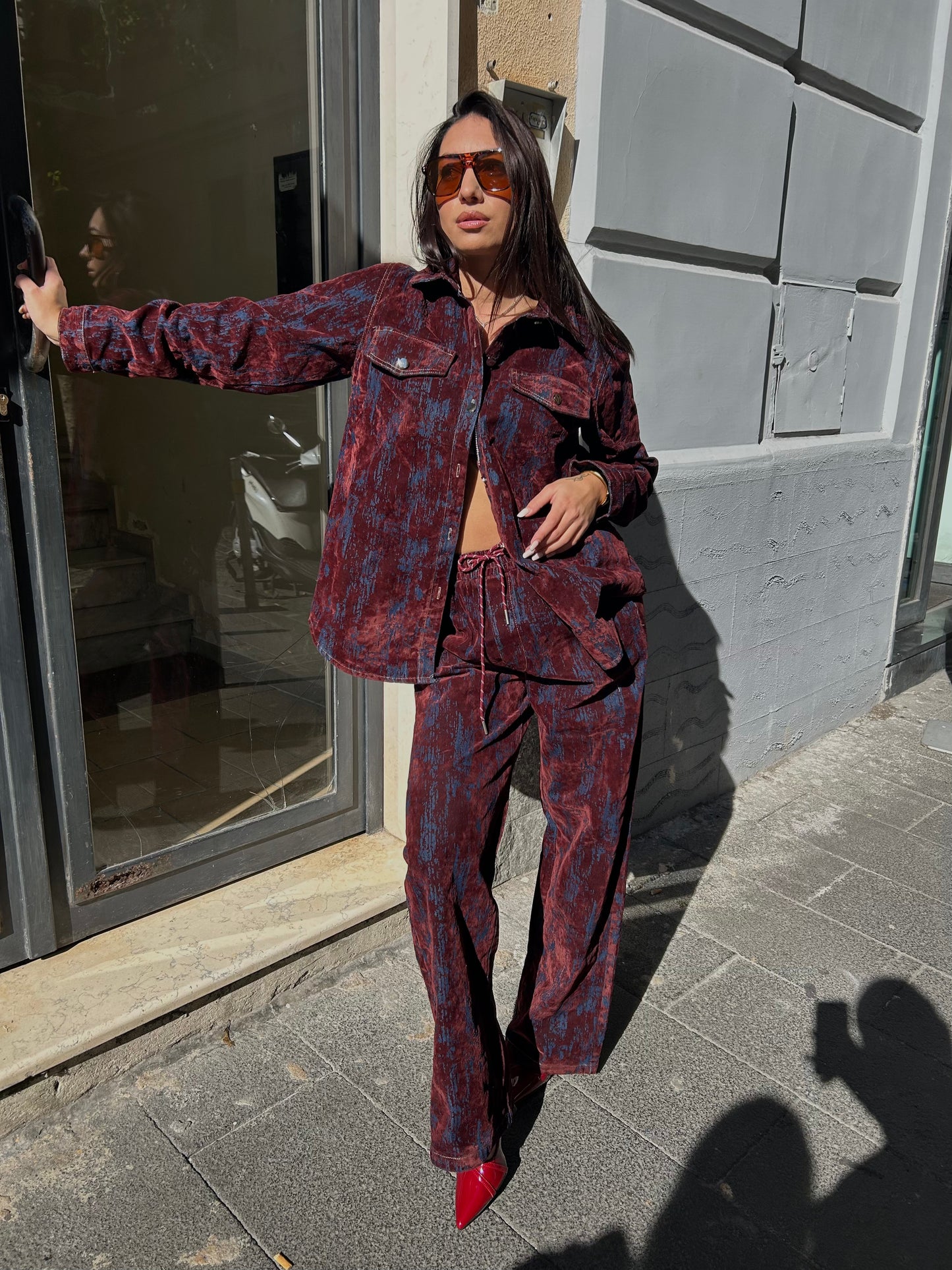 COORDINATO MIAMI BORDEAUX