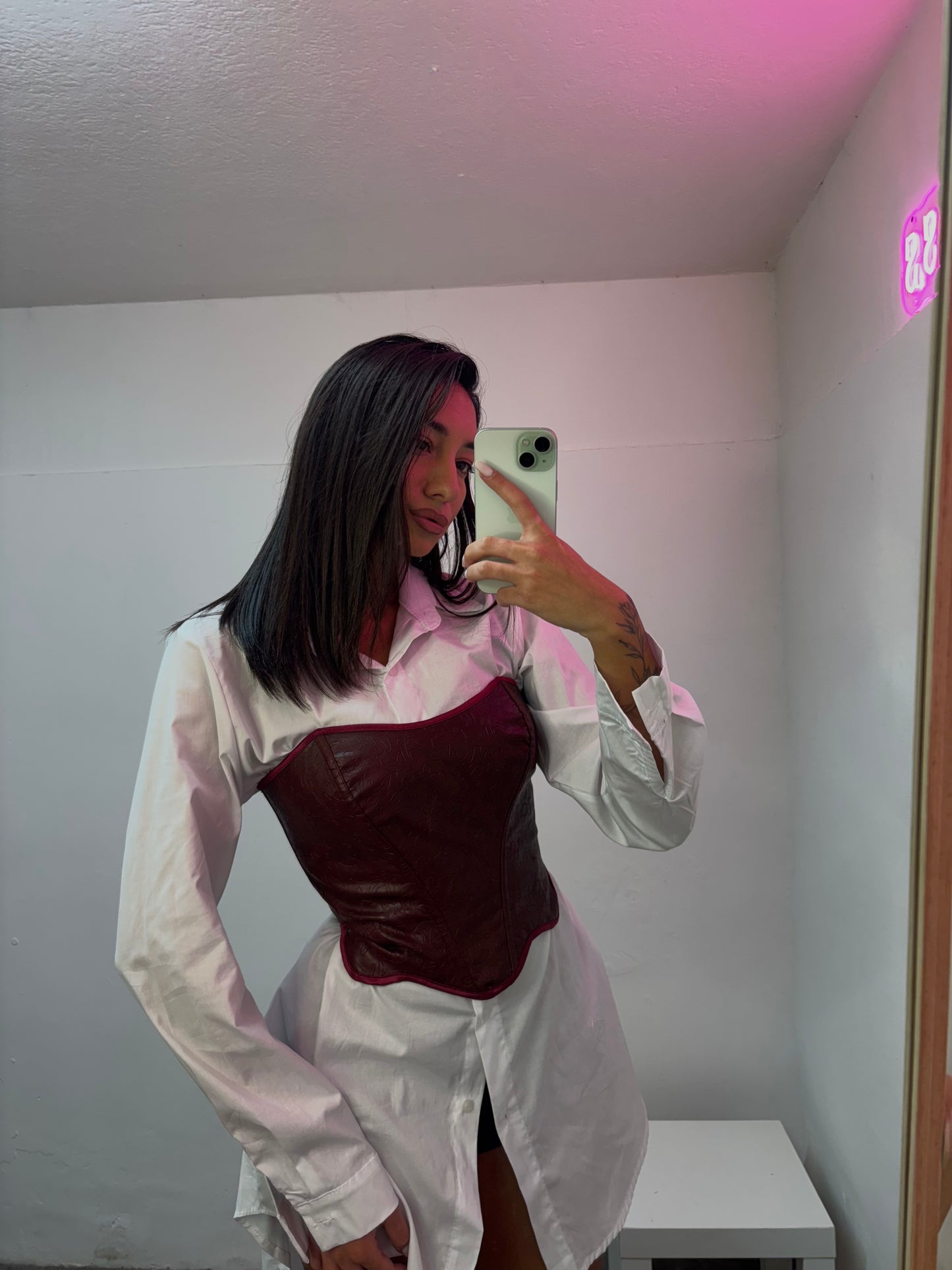 BUSTIER ECOPELLE MORGAN