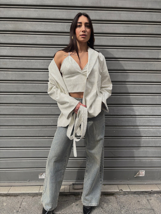 BLAZER SNAKE ECOPELLE