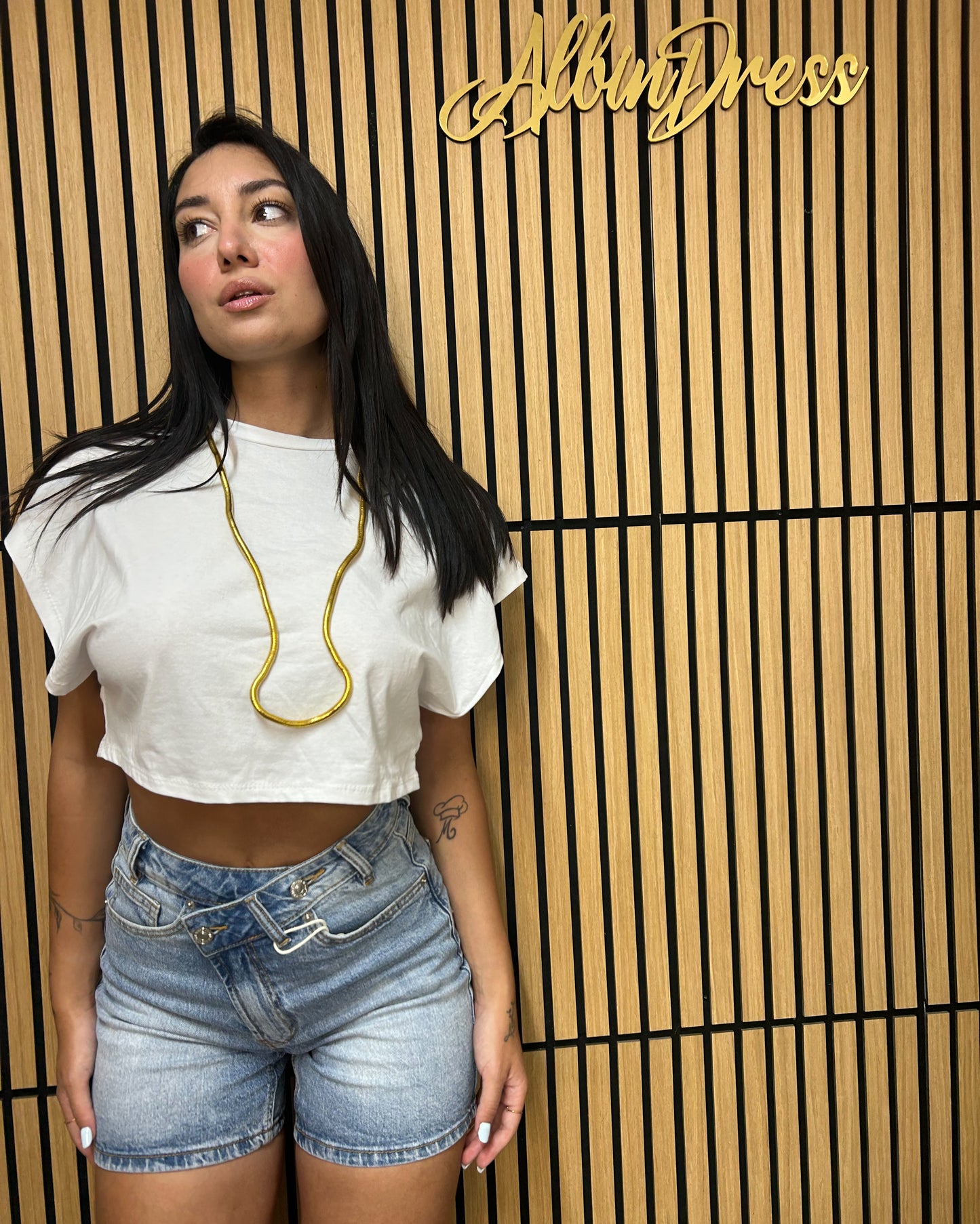 MAGLIA CROP COTTON
